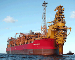 Nganhurra FPSO disconnect.