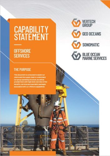 Offshore Capability Statement Cover Page
