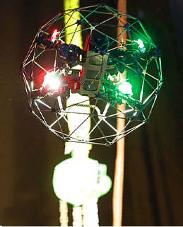 Unmanned Aerial Vehicles (UAV) Inspection on an internal marine tank