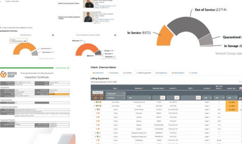 Viiper software for lifting gear data management.