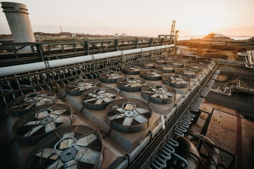 A bird's eye view of the ventilation. system at KGP