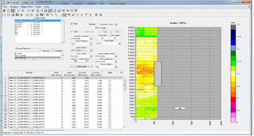 An image of the SIMS asset integrity system that takes advanced and conventional NDT information and provides statistical analysis and 3D digital twins for integrity management purposes